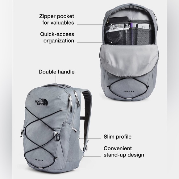 The North Face unisex Jester Backpack - Picture 2 of 16